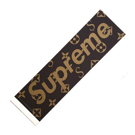 supreme and gucci and louis vuitton sticker